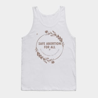 Safe Abortion For All Tank Top